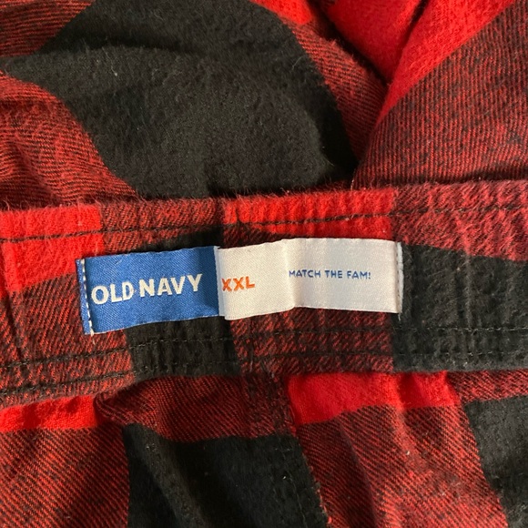 Old Navy Match the Fam Buffalo plaid flannel pajamas sleep pants size XXL - Picture 7 of 9